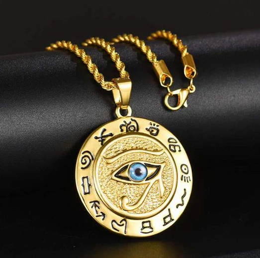 Collar Místico Ojo de Horus - Amuleto de Protección Espiritual